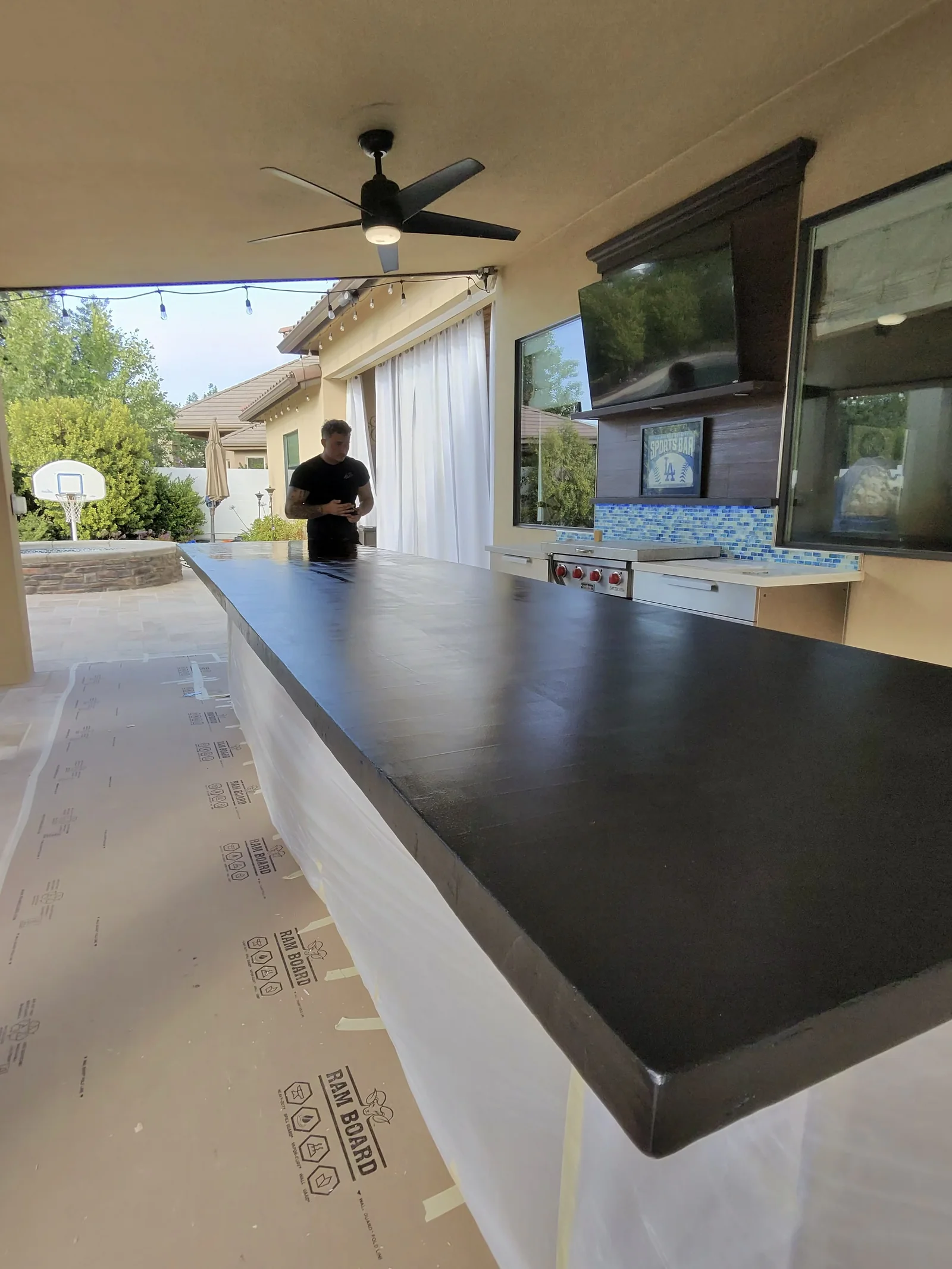 LuxPro Epoxy install 7